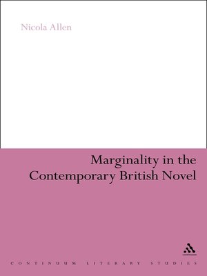 cover image of Marginality in the Contemporary British Novel